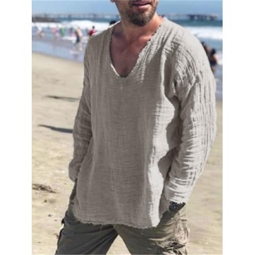 Men's Casual Shirt S...